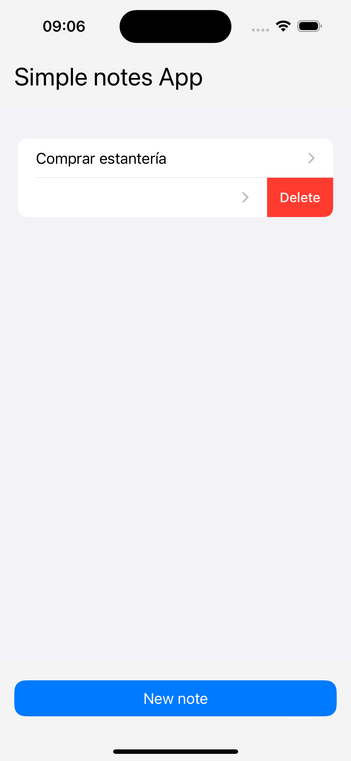 Simple Notes App - iOS + tvOS